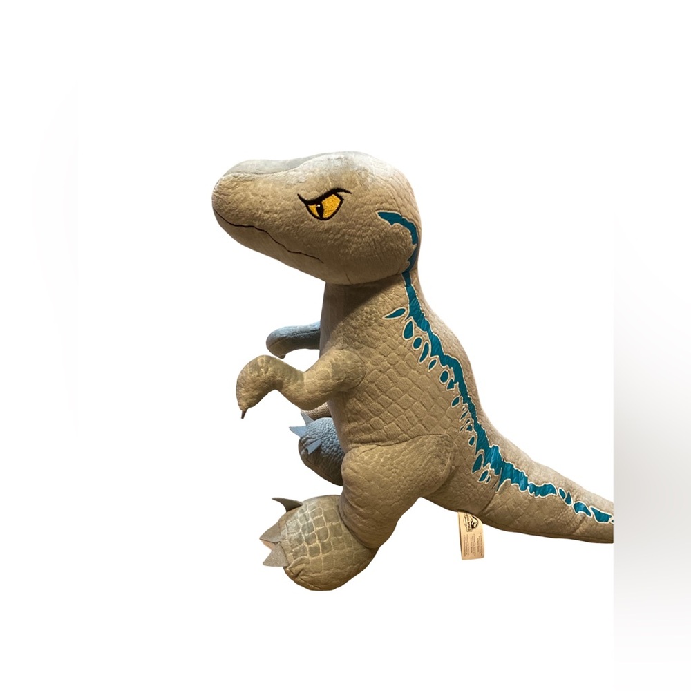 Jurassic World Dominion - Blue The Velociraptor Dinosaur - Plush Figure - 13"